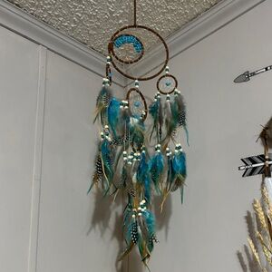 Bohemian Dreamcatcher with Feathers
